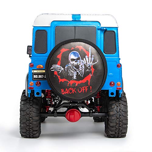 XUNJIAJIE 1/10 RC Auto Ersatzreifen Abdeckung Rad Abdeckung for 1/10 Scale RC Crawler Car Zubehör TRX4 SCX10 (#B) von ZuoLan