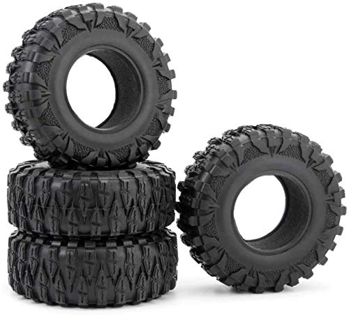 ZuoLan 4 Stück 2,2 RC Reifen 120mm Gummi Pneu Wheel Tires Tyre für 1/10 Crawler Truck Car Axial Wraith 90018 von ZuoLan