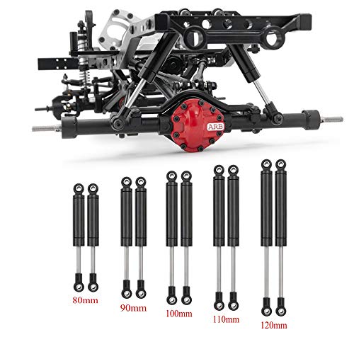 4 Stück RC Stoßdämpfer 100mm Shocks Absorber Interne Feder für 1/10 RC Crawlers Auto Axial SCX10 D90 TRX4 Wraith Zubehör von ZuoLan