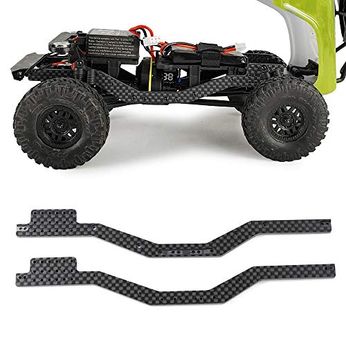 ZuoLan XUNJIAJIE Carbon Fiber Frame Rails Chassis for 1:24 Axial SCX24 AXI90081 Deadbolt RC Crawler Car Upgrades Accessories von ZuoLan