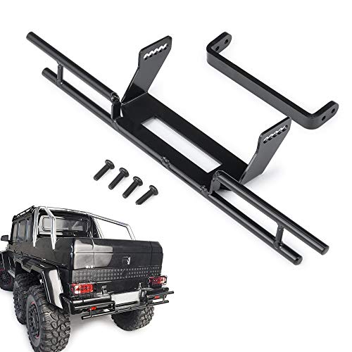 ZuoLan XUNJIAJIE Metal Rear Bumper Hintere Stoßstange for TRX6 6x6 1/10 RC Crawler Car Upgrade Parts von ZuoLan