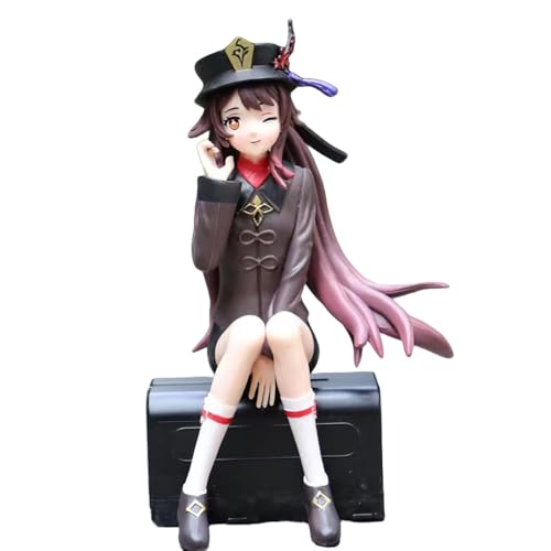 XUNJIE Für Hu Tao Figur Charaktermodell, Anime-Statue Puppe Sammlermodell Charaktere Statue, Für Personen Ab 14 Jahren (Playful Hu Tao) von XUNJIE
