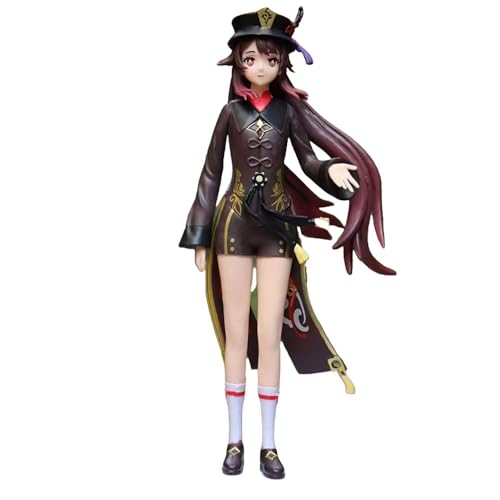XUNJIE Für Hu Tao Figur Charaktermodell, Anime-Statue Puppe Sammlermodell Charaktere Statue, Für Personen Ab 14 Jahren (Standing Posture Hu Tao) von XUNJIE