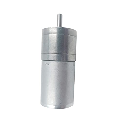 XUPBEHJO 1 Stück 12-V-Gleichstrom-Getriebemotor mit hohem Drehmoment GA25-370 – Anpassbarer Planetengetriebemotor mit verschiedenen Geschwindigkeitsoptionen (12–1360 U/min)(170rpm 12v) von XUPBEHJO
