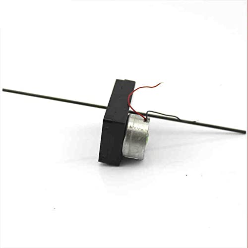 XUPBEHJO 1 Stück 3048-300 Getriebemotor – 2 mm Langer Wellenmotor for Heimwerkerprojekte, 3 V/6 V, 330–540 U/min, schwarzer ABS-Kunststoff, anpassbar von XUPBEHJO