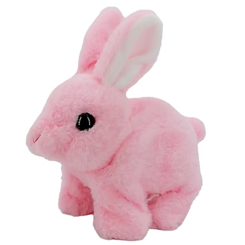 XUQEAYWD 16x9x16cm Hase Plüschtier, Kuscheltier, Hasenplüsch, Realistischer Plüschhasen, Plüschfiguren Spielzeug, Geschenk Für Jungens Mädchen von XUQEAYWD