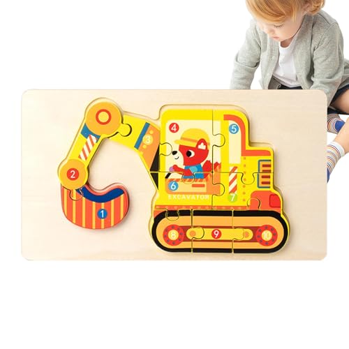 XUQEAYWD Baggerholzrätsel, Feuerwehrauto -Rätsel - Pädagogische Feuerwehrlastwagen Rätsel - Tragbare Lernhilfe, frühe Bildungsbedarf für Kindergarten, Zuhause, Kindergarten XUQEAYWD Baggerholzrätsel, Feuerwehrauto -Rätsel - Pädagogische Feuerwehrlastwagen Rätsel - Tragbare Lernhilfe, frühe Bildungsbedarf für Kindergarten, Zuhause, Kindergarten von XUQEAYWD