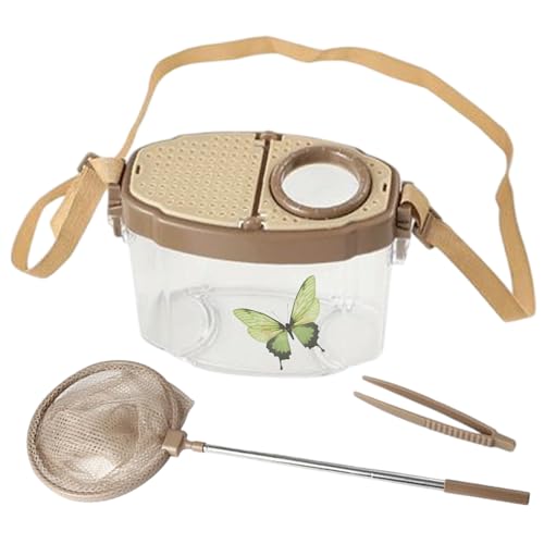 XUQEAYWD Butterfly Catching Kit, Butterfly Collection Kit | Butterfly Collector Box Kids Adventure Set mit Handgurt,Nature Explorer Kit Vielseitige Explorationssatz für Fische Libellen XUQEAYWD Butterfly Catching Kit, Butterfly Collection Kit | Butterfly Collector Box Kids Adventure Set mit Handgurt,Nature Explorer Kit Vielseitige Explorationssatz für Fische Libellen von XUQEAYWD