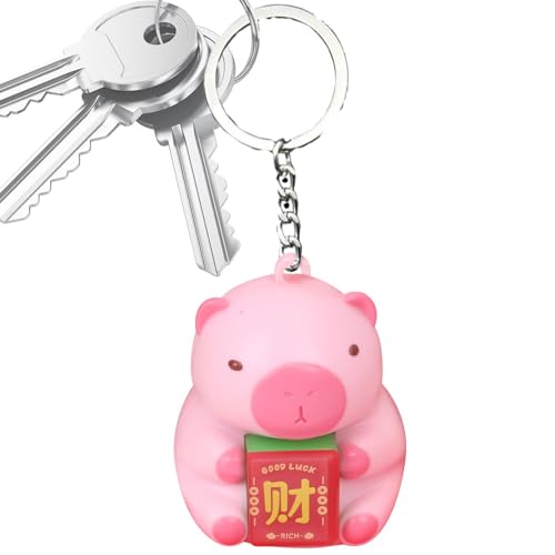 XUQEAYWD Capybara Mahjong mit leuchtendem , Capybara-Spielzeug – niedliches Tier, tragbarer Capybara-Anhänger für Geldbörse, Rucksack, Autoschlüssel XUQEAYWD Capybara Mahjong mit leuchtendem , Capybara-Spielzeug – niedliches Tier, tragbarer Capybara-Anhänger für Geldbörse, Rucksack, Autoschlüssel von XUQEAYWD