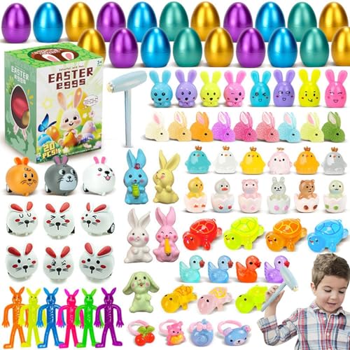 XUQEAYWD Gefüllte Ostereier für Kinder,Vorgefüllte Ostereier - Interaktives Füllen von Eiern mit Spielzeug - Partygeschenke zum Thema Ostern für Kinder, Mädchen und , Osterkörbchenfüller, Spielzeug XUQEAYWD Gefüllte Ostereier für Kinder,Vorgefüllte Ostereier - Interaktives Füllen von Eiern mit Spielzeug - Partygeschenke zum Thema Ostern für Kinder, Mädchen und , Osterkörbchenfüller, Spielzeug von XUQEAYWD