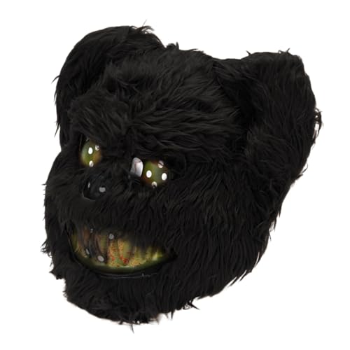 XUQEAYWD Halloween gruselige Gesichtsbedeckung, Kopfbär Cosplay-Kostüm - Gesichtsbedeckung,Elastische gruselige Gesichtsbedeckung, verstellbares Cosplay-Kostüm für Rollenspiele, Halloween, Ostern, XUQEAYWD Halloween gruselige Gesichtsbedeckung, Kopfbär Cosplay-Kostüm - Gesichtsbedeckung,Elastische gruselige Gesichtsbedeckung, verstellbares Cosplay-Kostüm für Rollenspiele, Halloween, Ostern, von XUQEAYWD