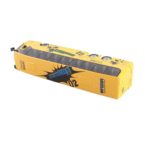XUXHOU 1:50 Simulation Transit Bus Modell SPIELEGUGE Legierung BACH Bus SPIELEGUG MIT Licht und Musik für (weiß (Yellow) von XUXHOU