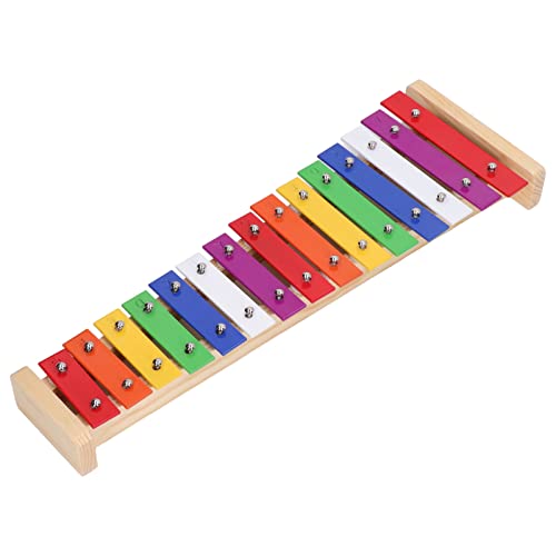XUXHOU 15-Noten-Xylophon, 15-Noten-Xylophon Buntes Pdagogische Glockenspiel-Xylophon-Instrument MIT 2 Schl0 XUXHOU 15-Noten-Xylophon, 15-Noten-Xylophon Buntes Pdagogische Glockenspiel-Xylophon-Instrument MIT 2 Schl0 von XUXHOU