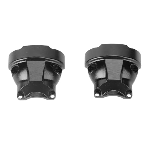XUXHOU 2PCS RC Auto Brücke Achs Abdeckung, Aluminium Legierung Vorne Brücke Schutz Upgrade Teile für Redcat GEN8 Kletterwagen (Black) von XUXHOU