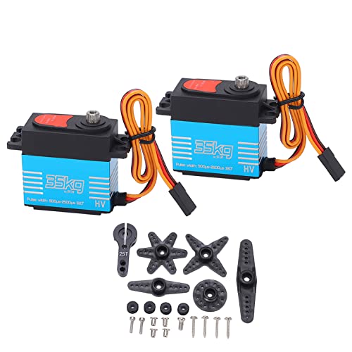 XUXHOU 2pcs RC Digitales Servo, Qy3235mg Hochgeschwindigkeits -Metal -Gear 35 Kg Digitales Servo für SCX10 1: 8/1: 10 RC Car Roboter XUXHOU 2pcs RC Digitales Servo, Qy3235mg Hochgeschwindigkeits -Metal -Gear 35 Kg Digitales Servo für SCX10 1: 8/1: 10 RC Car Roboter von XUXHOU