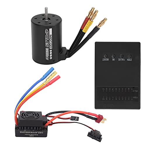 XUXHOU 3650 3600KV Motor ESC Kit, RC -Auto Bürstenloser Motor 60A T ESC -Programmierkarten -Kombination für 1/8 1/10 RC -Autoteile XUXHOU 3650 3600KV Motor ESC Kit, RC -Auto Bürstenloser Motor 60A T ESC -Programmierkarten -Kombination für 1/8 1/10 RC -Autoteile von XUXHOU