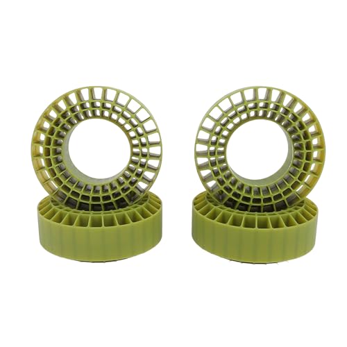 XUXHOU 4pcs RC Crawler Auto Radeinsatz, Verbesserte Seitenwand -Stütze Silikonreifeneinsatz für SCX10 1/10 Crawler Car von XUXHOU