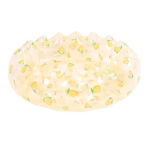 XUXHOU Aufblasbarer Schwimmbad, Kleiner Faltbarer Blow -Up -Ball -Boxenpool für KleinkindpvC für Schwimmparty Innen Im Freien (Transparente Zitrone) von XUXHOU