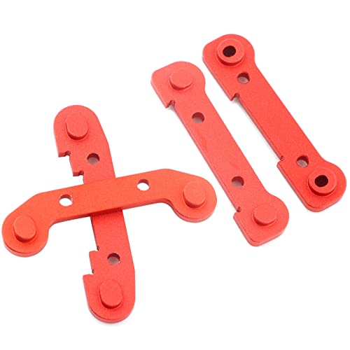 XUXHOU Exquisites Anodized Swing Arm für WLTOYS 144001 1/14 RC -Auto Stabile Leistung, Großartiges RC -Zubehör (rot R) von XUXHOU