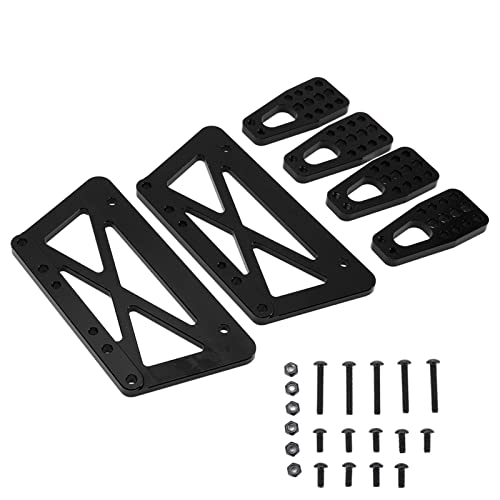 XUXHOU Flexible RC Chassis Liftplatten -Set -Kit für Axial SCX10, Geeignet für das Chassis Upgrade, Ideal für RC Auto Enthusiasten, Enthält Zubehör Enthalten (Black) von XUXHOU
