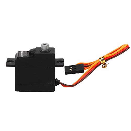 XUXHOU Kleine Digitale Servo 17G, 0,13s/60 ° Betriebsgeschwindigkeit für Ferngesteuerte Auto, Schwarz, Schwarz (Black) von XUXHOU