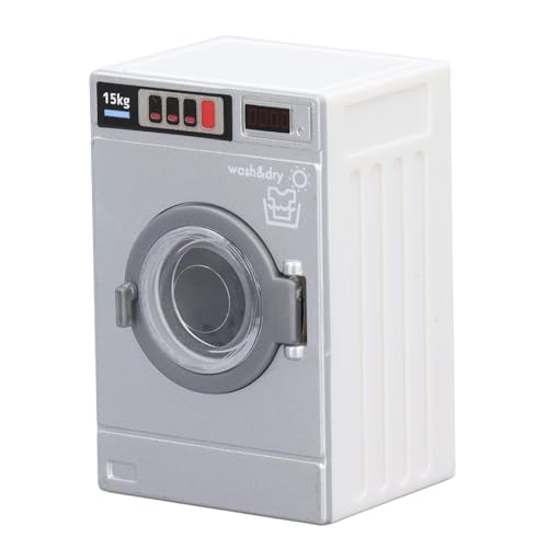 XUXHOU Miniatur -Waschmaschine, 1/12 Skala Lifelike Decorative Miniatur Waschmaschine Modellmaschine Dollhouse Accessoire für Dollhouse von XUXHOU