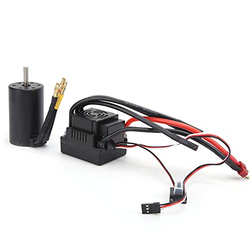 XUXHOU RC 3300KV Bürstenloser Motor, 3660 3300KV Sensorloser Motor 80A ESC -Kombination mit 5,8 V/3A Becher Schutz für 1/8 RC -Auto XUXHOU RC 3300KV Bürstenloser Motor, 3660 3300KV Sensorloser Motor 80A ESC -Kombination mit 5,8 V/3A Becher Schutz für 1/8 RC -Auto von XUXHOU