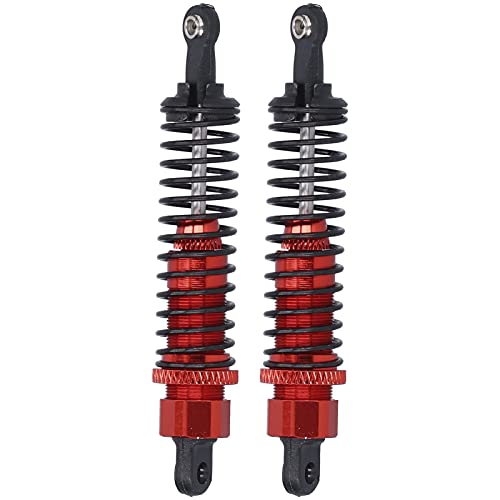 XUXHOU RC Aluminium Stoßdämpfer Set für Slash RC -Auto, Maximieren die Fahrzeugleistung, Geeignet für -Auto Enthusiasten (Rot) von XUXHOU