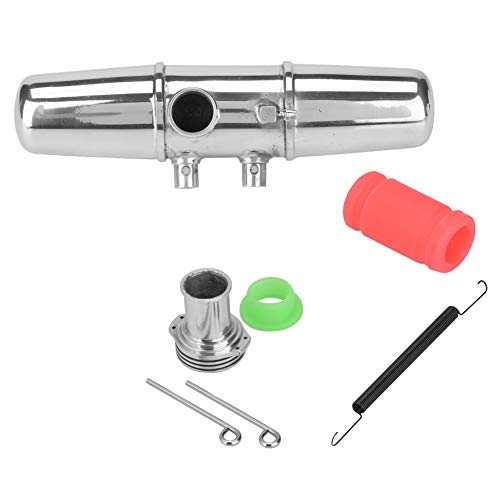 XUXHOU RC-Auto-Auspuffrohr, 18001P Upgrade-Rohr aus Aluminiumlegierung, Metall-Endrohr, Doppel-Auspuffverbindungsrohr für HPI Savage 4.6/5.9 1/8 Nitro-Auto XUXHOU RC-Auto-Auspuffrohr, 18001P Upgrade-Rohr aus Aluminiumlegierung, Metall-Endrohr, Doppel-Auspuffverbindungsrohr für HPI Savage 4.6/5.9 1/8 Nitro-Auto von XUXHOU