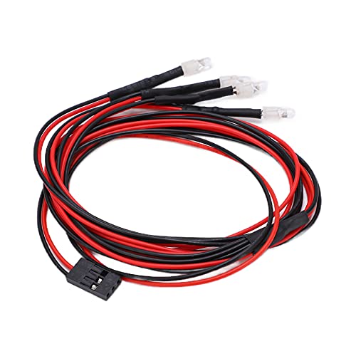 XUXHOU RC Auto LED-licht, 4pcs Hohe Simulation DREI-Kanal-steherung RC-Auto-Scheinwerfer-Mit-Gering-Stromverbrauch RC-Modellauto LED-licht RC-Zubrauch-Automodell Schusselzeug XUXHOU RC Auto LED-licht, 4pcs Hohe Simulation DREI-Kanal-steherung RC-Auto-Scheinwerfer-Mit-Gering-Stromverbrauch RC-Modellauto LED-licht RC-Zubrauch-Automodell Schusselzeug von XUXHOU