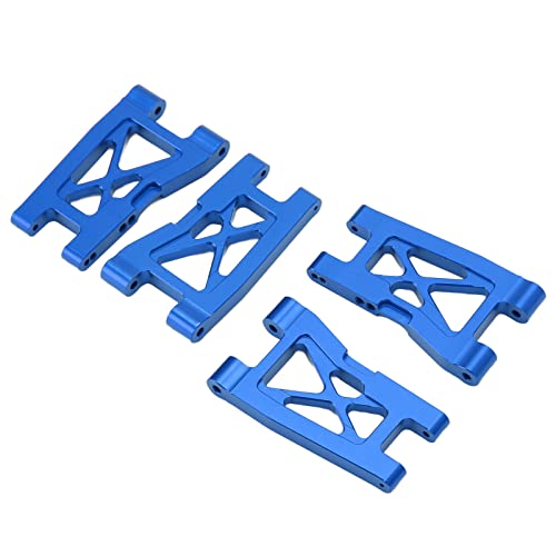 XUXHOU RC -Auto Vorderen Rückhängelarm, Aluminiumlegierung RC -Autoschwung Arm Ersatz für Latrax Teton 1/18 (Blau (Blue) von XUXHOU