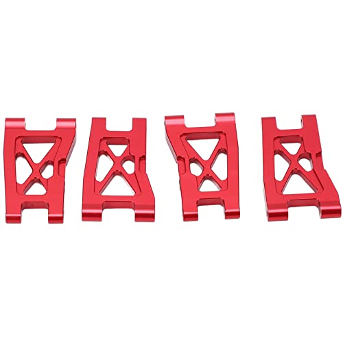XUXHOU RC -Auto Vorderen Rückhängelarm, Aluminiumlegierung RC -Autoschwung Arm Ersatz für Latrax Teton 1/18 (Blau (Rot) von XUXHOU