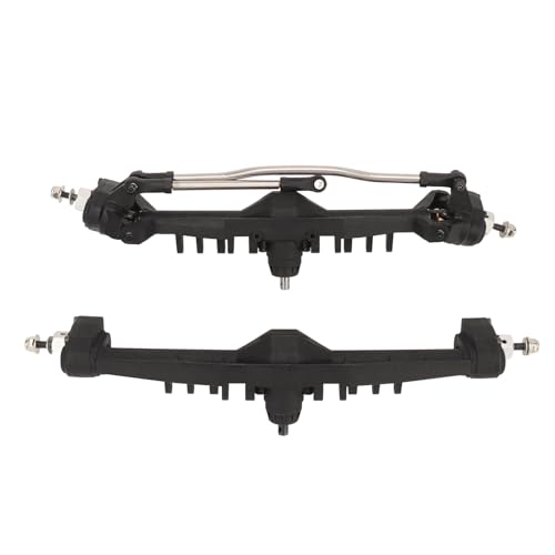 XUXHOU RC -Autoachse Gehäuse, 2pcs Stahl RC Kletterautos Vordere Hinterachse für Axiale 1/10 Capra 1.9 UTB Crawler von XUXHOU