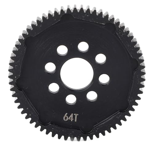XUXHOU RC -Autogetriebe, Metallstahl 64 Zähne Fernbedienungsauto 51356 Zahnrad -Ersatzteile für TT02 TT02D TB -03 XUXHOU RC -Autogetriebe, Metallstahl 64 Zähne Fernbedienungsauto 51356 Zahnrad -Ersatzteile für TT02 TT02D TB -03 von XUXHOU