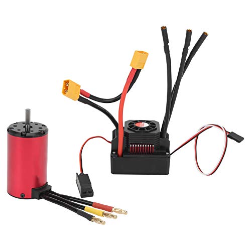 XUXHOU RC Bürstenloser Motor, Aluminium Kühlkörper ABEC5 -Lager 2050 KV+120A wasserdichte ESC XT60 -Stecker Hoch -Drehmoment für 1/8 RC -Auto XUXHOU RC Bürstenloser Motor, Aluminium Kühlkörper ABEC5 -Lager 2050 KV+120A wasserdichte ESC XT60 -Stecker Hoch -Drehmoment für 1/8 RC -Auto von XUXHOU