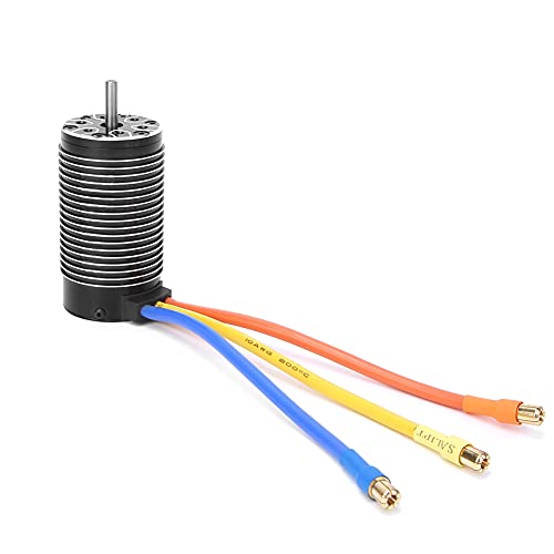 XUXHOU RC Bürstenloser Motor, CNC Aluminium 4076 Bürstenloser 2250 KV Motor Hochleistungs -Ersatzteil für 1/8 RC -Automodell von XUXHOU