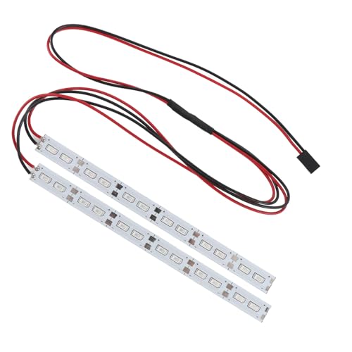 XUXHOU RC -Chassis -Licht, 24 LEDs Aluminiumlegierung Dekorative Lichtstangenlastwagen Außerhalb der Straße auf Straßenfahrzeugen für 1/10 1/8 Skala RC -Modell (Blue) von XUXHOU