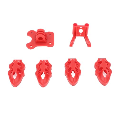 XUXHOU RC-Drohnenmotor-Antennenbasis, FPV-Renndrohnenmotor-Kamera-Antennen-Montagebasis-Kit für 5-10-Zoll-Quadcopter 3D-gedruckt (Rot) von XUXHOU