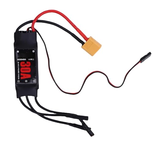 XUXHOU RC-Flugzeug ESC, 30A Bürstenloser ESC 2-3S Elektronischer Geschwindigkeitsregler mit 3a BEC für RC Fixed Flügelebene Multirotor Unbemannter Hubschrauber XUXHOU RC-Flugzeug ESC, 30A Bürstenloser ESC 2-3S Elektronischer Geschwindigkeitsregler mit 3a BEC für RC Fixed Flügelebene Multirotor Unbemannter Hubschrauber von XUXHOU