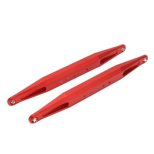 XUXHOU RC Heck Untere Nachverfolliche Arme, 2pcs Aluminiumlegierung Leichtes Aufhängung Armhebel Niedrigere Bindung für UD1002 UD1002SE 1/10 Wüste Außerhalb der Straße Auto (Rot) von XUXHOU