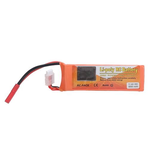 XUXHOU RC -Lithiumbatterie, 11,4 V 5000mAh 3S 35C RC -Automaten -Batterieersatz mit Banana 4.0 -Stecker für RC -Auto -LKW -Fahrzeug von XUXHOU