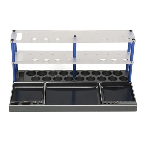 XUXHOU RC-Schraubendreher-Organizer, Aluminiumlegierung, RC-Schraubendreher-Werkzeughalter, Ständer, Ablagefach für Modelle, Renndrohnen, Flugzeuge (Blaue Säule) von XUXHOU