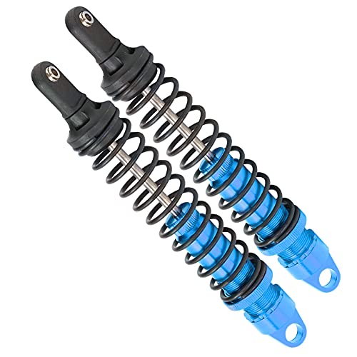 XUXHOU RC -Stoßdämpfer, 2pcs 195 Mm Aluminium -Stoßdämpfer Öl -Upgrade -Teile für HSP 94050 1/5 RC Benzin Offroad -Autos (Blue) von XUXHOU