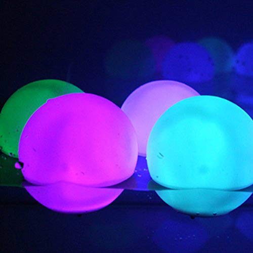 XUXHOU RGB -LED -Kugel Leichter, Farbenfrohe Kugellampe 40 cm Aufblasbare Leuchtende Kugel mit Fernbedienung für Innenlampen Im Freien Im Freien Im Freien (Sortierte Farbe) von XUXHOU