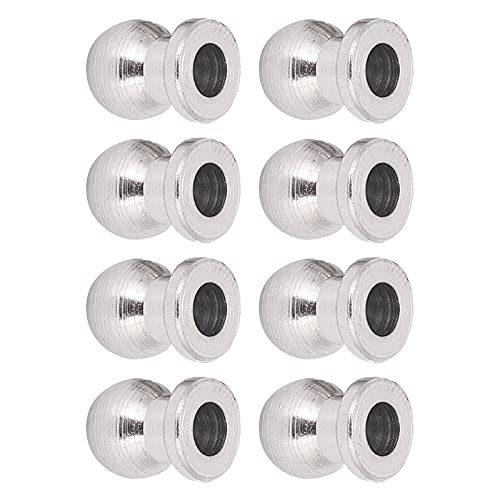 XUXHOU Silber RC Stoßdämpfer Ball Kopf Effizienter Stoßdämpfung für HPI/HSP/LOSI/Axial//Redcat/Himoto/Losi, Geeignet für 1/10 RC -Auto, 8pcs Metallzubehör für -Enthusiasten XUXHOU Silber RC Stoßdämpfer Ball Kopf Effizienter Stoßdämpfung für HPI/HSP/LOSI/Axial//Redcat/Himoto/Losi, Geeignet für 1/10 RC -Auto, 8pcs Metallzubehör für -Enthusiasten von XUXHOU