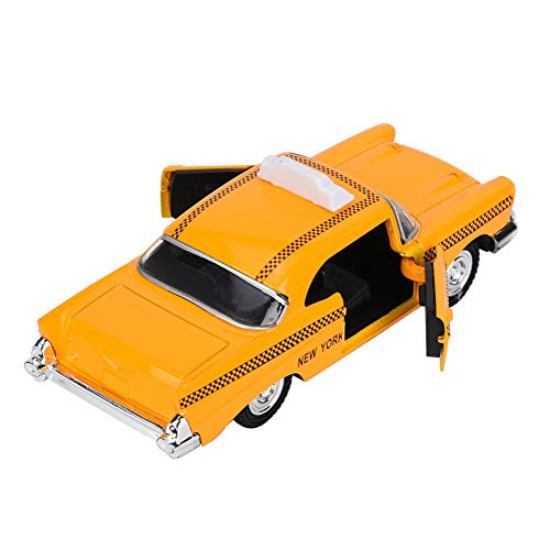 XUXHOU Taxiautomodell, 1:32 Legierungsautomodell-Simulation Taxi-Autospielzug MIT Sound-licht-Fahrzugmodellspielgeug für Geschenkmbel-DekorationSämmerung (Taxi a (Taxi b) von XUXHOU