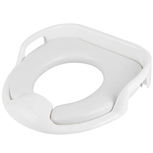 XUXHOU Töpfchen -Trainingssitz, Weicher Toilettensitz Kleinkind Kindertöpfchenstuhl für und Mädchen Weich mit Nonslip Griff (White) von XUXHOU