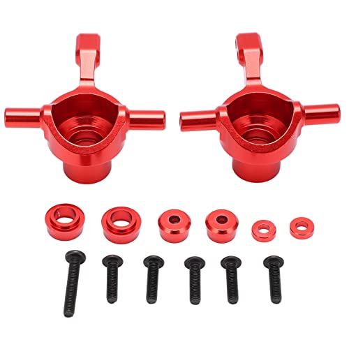 XUXHOU Vordere Knöchelarme Set, Aluminiumlegierung Upgrade Knuckle Arms Fernbedienungsauto -Upgrade -Teile für TT02 (Rot) von XUXHOU