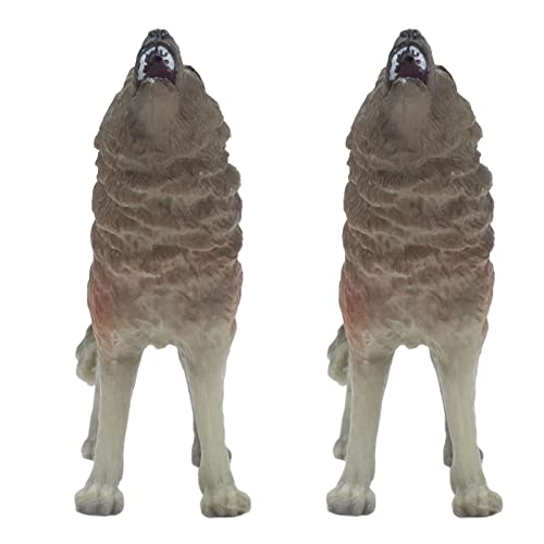 XUXHOU Wolfsfigur, Lebensschen Wilter Wolfsmodell Brülender Wolfsfigur Geeignet für Kinderfruherziehung Figur Spielzeug XUXHOU Wolfsfigur, Lebensschen Wilter Wolfsmodell Brülender Wolfsfigur Geeignet für Kinderfruherziehung Figur Spielzeug von XUXHOU