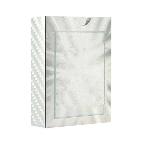 XUZOPIM 55 Stück Silber Karten for Pok, Vstar Vmax Goldfolienkarten Mit Deck Box, Vergoldete Karte, V Sortierte Karten Einschließlich Verschiedener Seltener Folienkarten, Englische Version von XUZOPIM